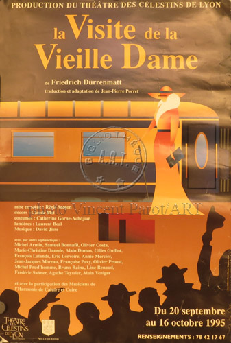 l'affiche originale: La Visite de la vieille dame