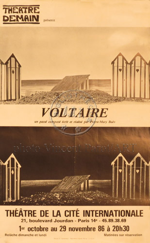 l'affiche originale: Voltaire