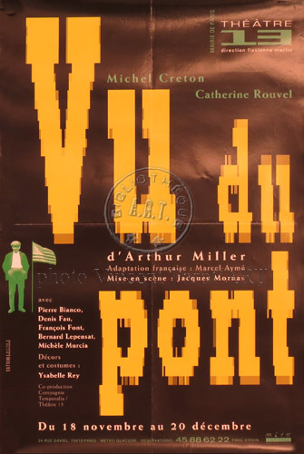 l'affiche originale: Vu du pont