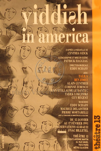 l'affiche originale: Yiddish in America