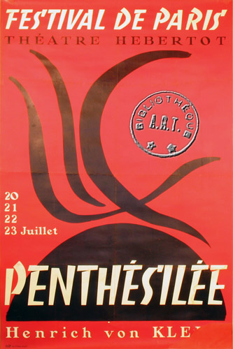 l'affiche originale: Penthésilée *