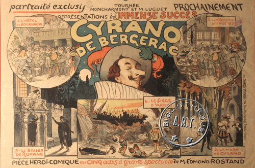 l'affiche originale: Cyrano de Bergerac