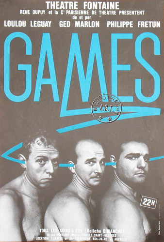 l'affiche originale: Games