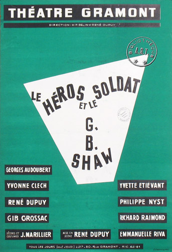 l'affiche originale: Le Héros et le soldat
