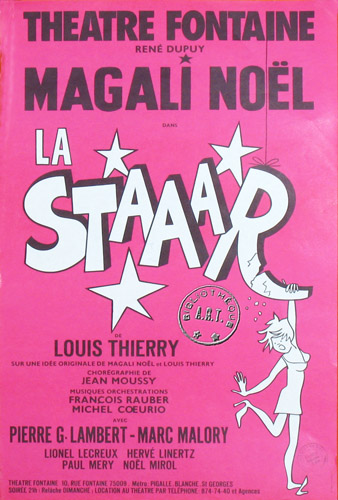 l'affiche originale: La Staaar