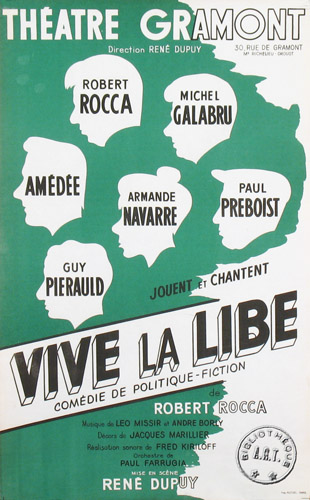 l'affiche originale: Vive la libé