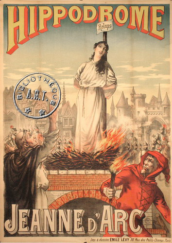 l'affiche originale: Jeanne d'Arc