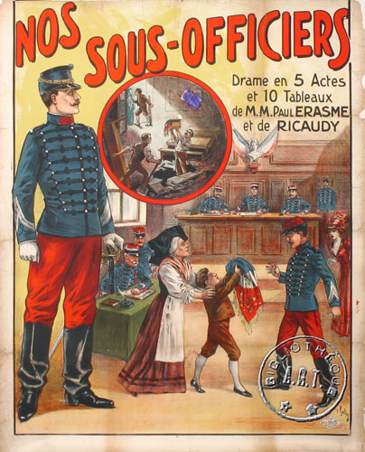 l'affiche originale: Nos sous-officiers