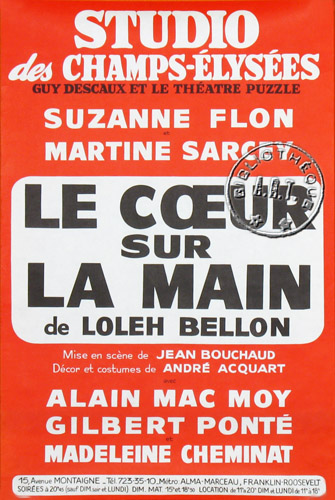 l'affiche originale: Cœur sur la main