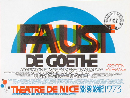 l'affiche originale: Faust