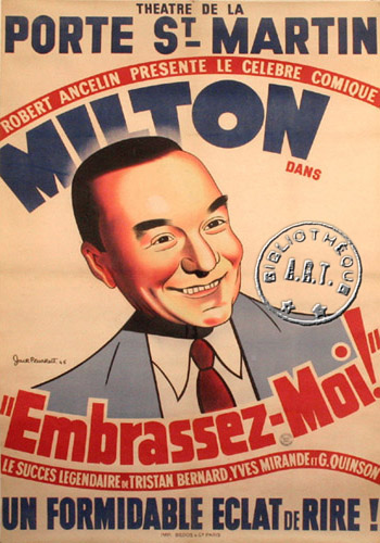 l'affiche originale: Embrassez-moi !