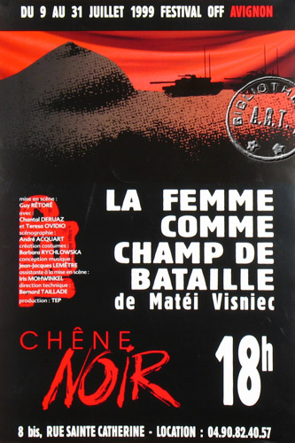 l'affiche originale: La Femme comme un champ de bataille