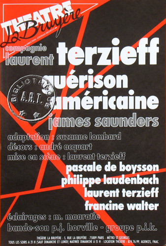 l'affiche originale: Guérison américaine
