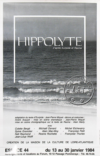 l'affiche originale: Hippolyte