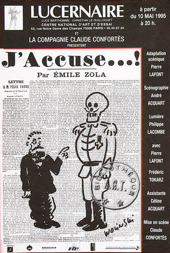 l'affiche originale: J'accuse...!