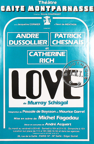 l'affiche originale: Love