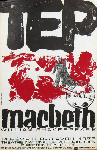 l'affiche originale: Macbeth