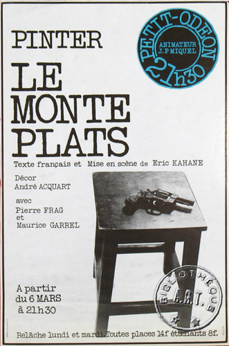 l'affiche originale: Le Monte plats