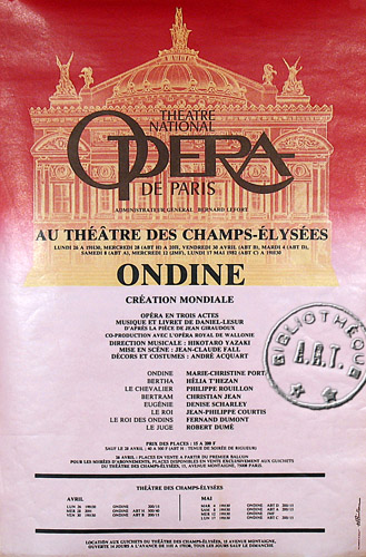 l'affiche originale: Ondine