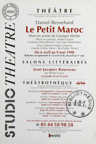l'affiche originale: Le Petit Maroc