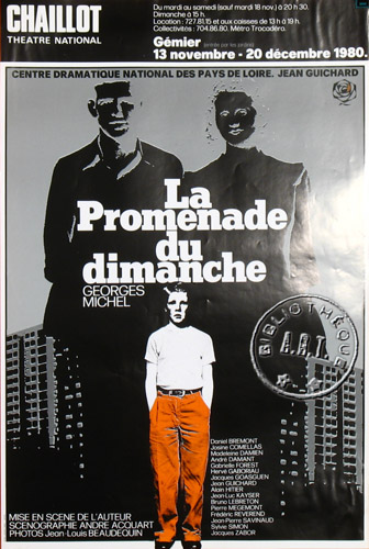l'affiche originale: La Promenade du dimanche