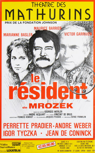 l'affiche originale: Le Résident