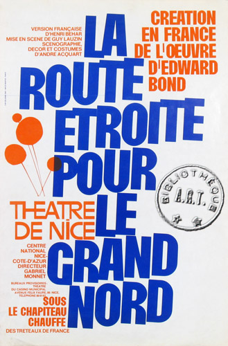 l'affiche originale: La Route étroite pour le grand nord