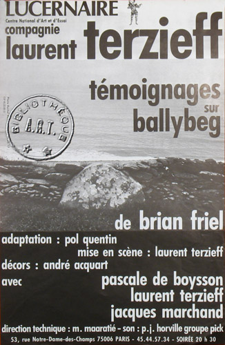 l'affiche originale: Témoignages sur Ballybeg