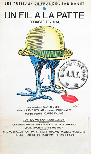 l'affiche originale: Un fil à la patte