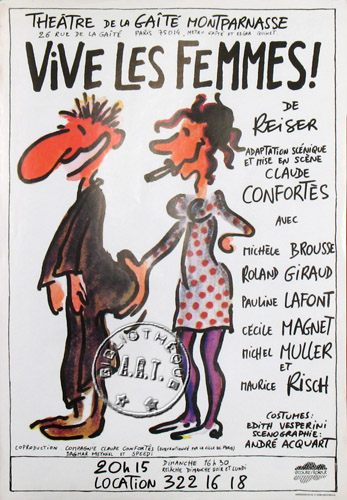 l'affiche originale: Vive les femmes