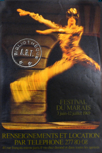 l'affiche originale: Festival du Marais