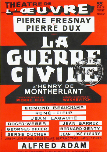 l'affiche originale: La Guerre civile
