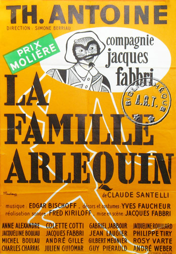 l'affiche originale: La Famille Arlequin
