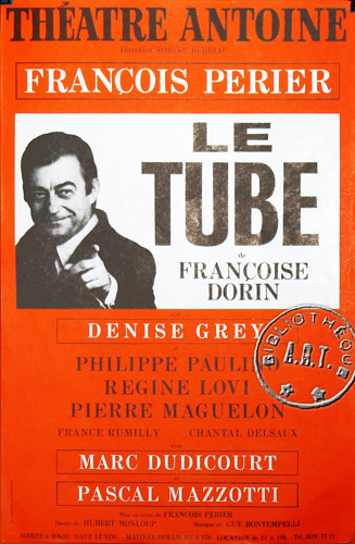 l'affiche originale: Le Tube