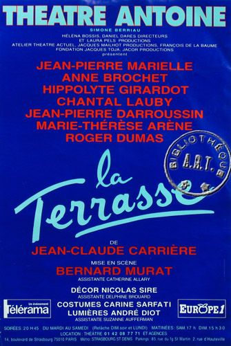 l'affiche originale: La Terrasse *