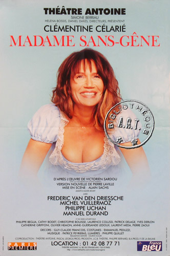 l'affiche originale: Madame Sans-Gêne