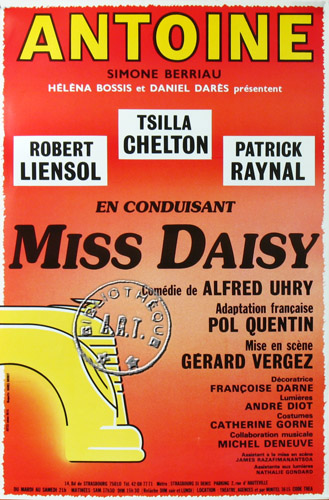 l'affiche originale: En conduisant Miss Daisy *