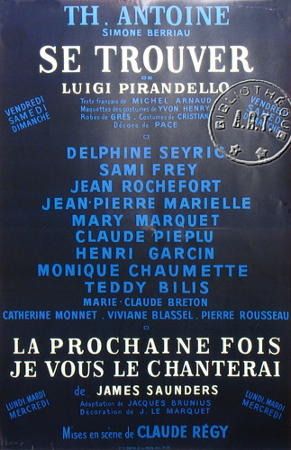 l'affiche originale: Se trouver *