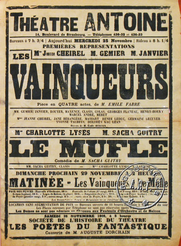 l'affiche originale: Le Mufle