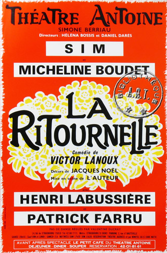 l'affiche originale: La Ritournelle