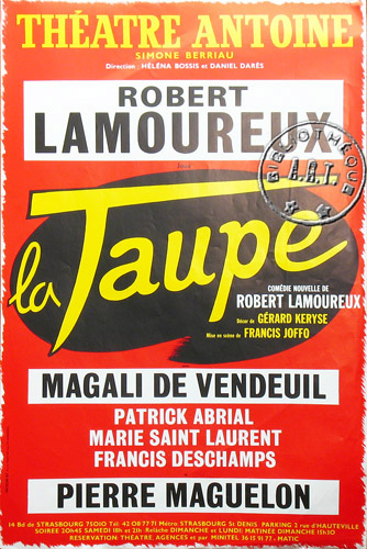 l'affiche originale: La Taupe