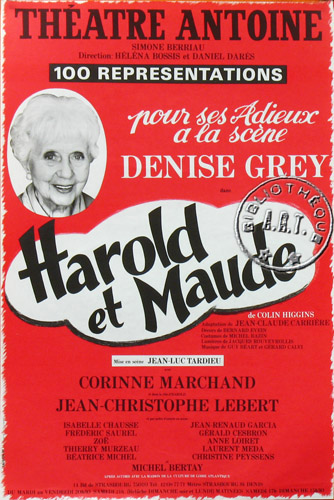 l'affiche originale: Harold et Maude *