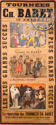 l'affiche originale: Le Misanthrope et l'Auvergnat