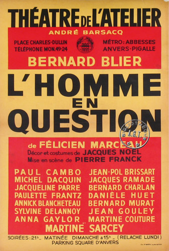 l'affiche originale: L'Homme en question