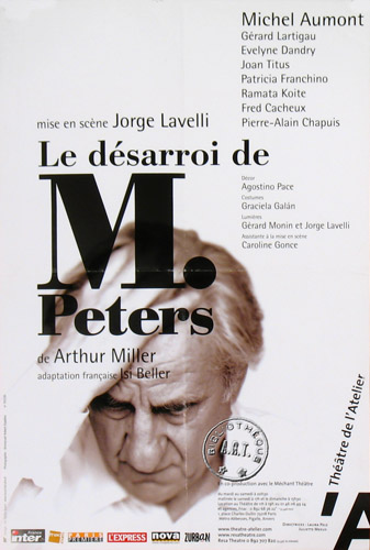 l'affiche originale: Le Désarroi de M. Peters *