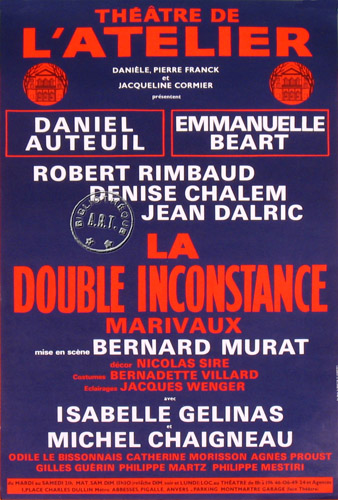 l'affiche originale: La Double inconstance