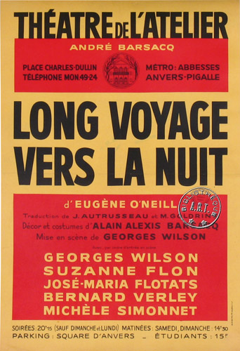l'affiche originale: Long voyage vers la nuit