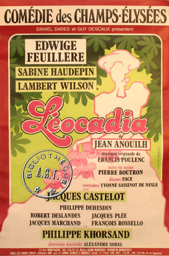 l'affiche originale: Léocadia