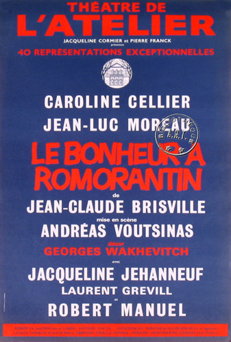 l'affiche originale: Le Bonheur à Romorantin