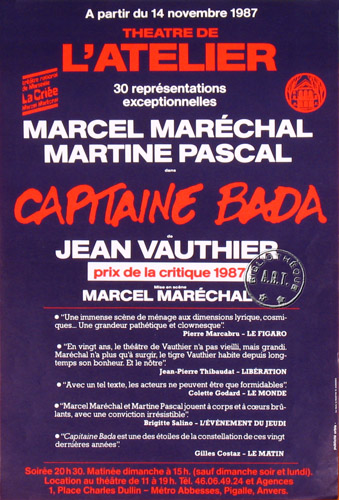 l'affiche originale: Capitaine Bada